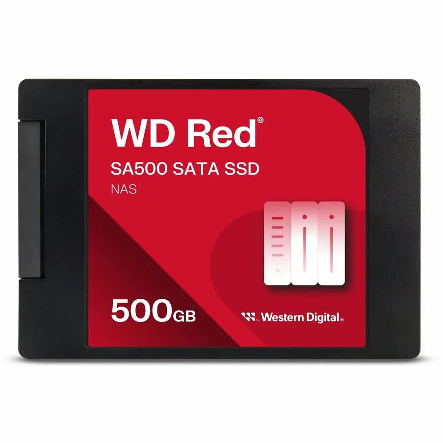 Western Digital WD Red SA500 NAS SATA SSD 500GB – Reliable 2.5-Inch Internal Drive for NAS Systems