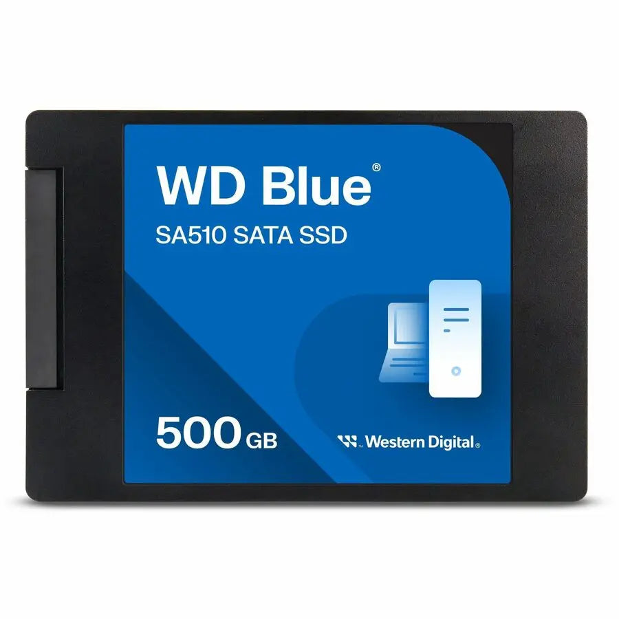 WD Blue WDS500G3B0A SATA SSD – 500GB Internal 2.5" Drive with Up to 560MB/s Speed and Cloning Software