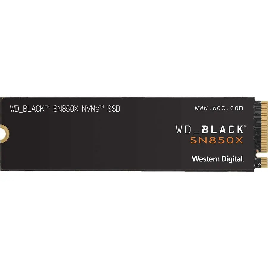 Western Digital Black SN850X WDS200T2X0E 2TB NVMe PCIe Gen4 M.2 SSD for Gaming and High-Performance PCs