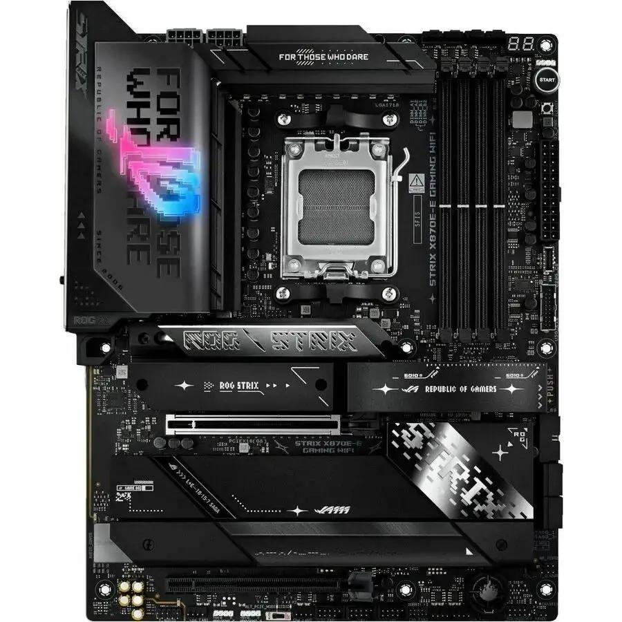 ASUS ROG Strix X870E-E Gaming WiFi Motherboard with AMD Ryzen 9000 Series Support by ASUS Computer International