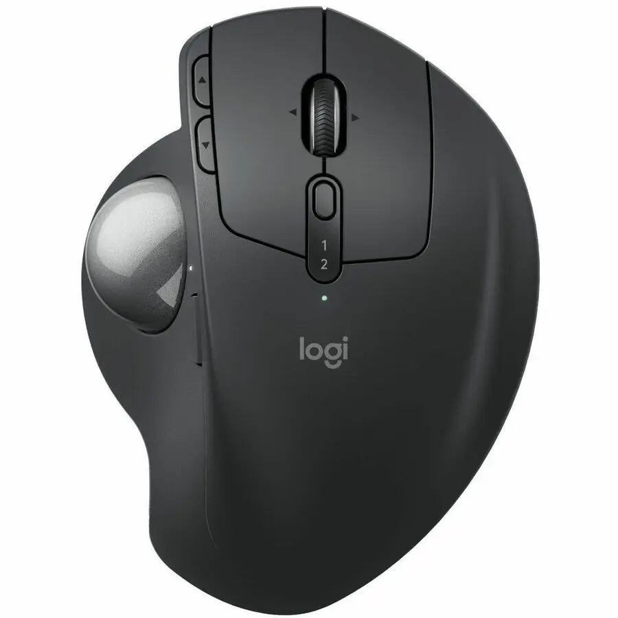 Logitech MX Ergo S Wireless Ergonomic Trackball Mouse with Quiet Clicks and USB-C Charging