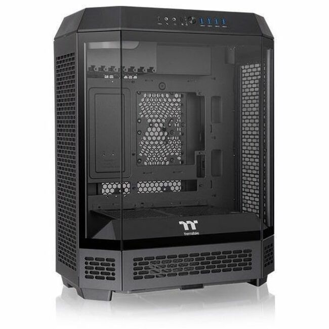Thermaltake The Tower 600 Mid Tower Chassis - Black with Versatile Cooling and Customization Options
