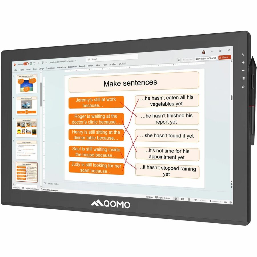 Qomo HiteVision PresenStation QIT800 F1 Collaboration Display for Interactive Presentations and Digital Annotation