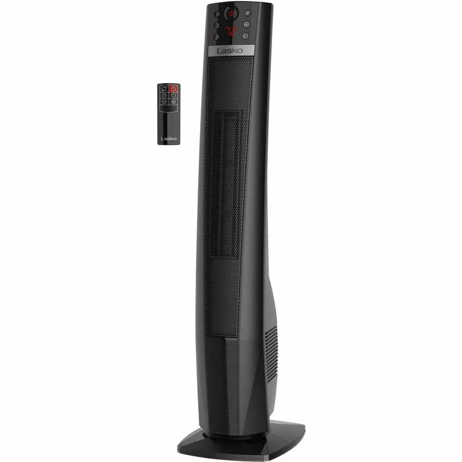 Lasko CT32791 Radiative Tower Heater – 1500W Electric Room Heater in Black