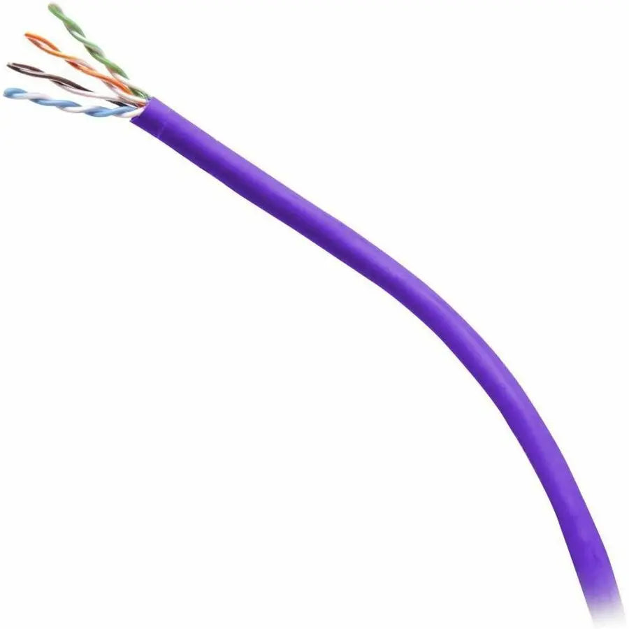 LEGRAND AV C2G Cat6 UTP Network Cable Bulk - TAA Compliant, 550 MHz, Plenum Rated, Purple