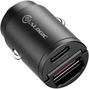 ALOGIC Rapid Power 30W Mini Car Charger with USB-C and USB-A, CRCA30