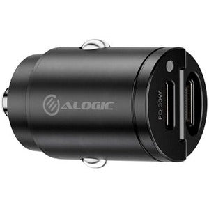 ALOGIC Rapid Power 30W Mini Car Charger with 2 USB-C Ports, CRCC30