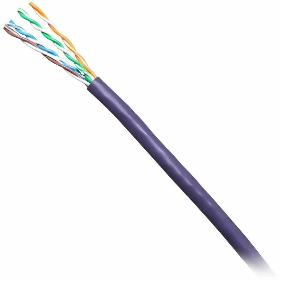 Legrand C2G Cat6 UTP Network Cable - TAA Compliant, 550 MHz, Riser Rated, Purple Bulk Cable