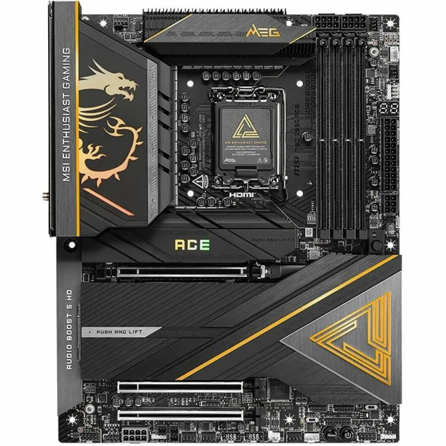 MSI MEG Z890 ACE Gaming Desktop Motherboard with LGA 1851 Socket and DDR5 Support