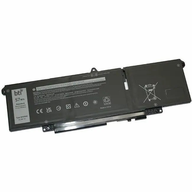 Battery Technology Inc. WW8N8-BTI 11.4V 57Wh Lithium-Ion Battery for Dell Latitude 7340, 7440, 7450 and 7640 Series