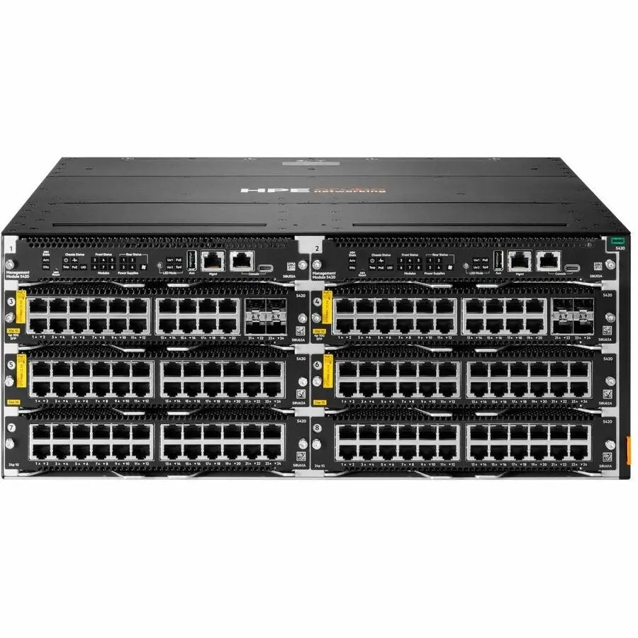 Hewlett Packard Enterprise Aruba CX 5420 Switch Chassis S0U59A - Compact Layer 3 Modular Network Switch