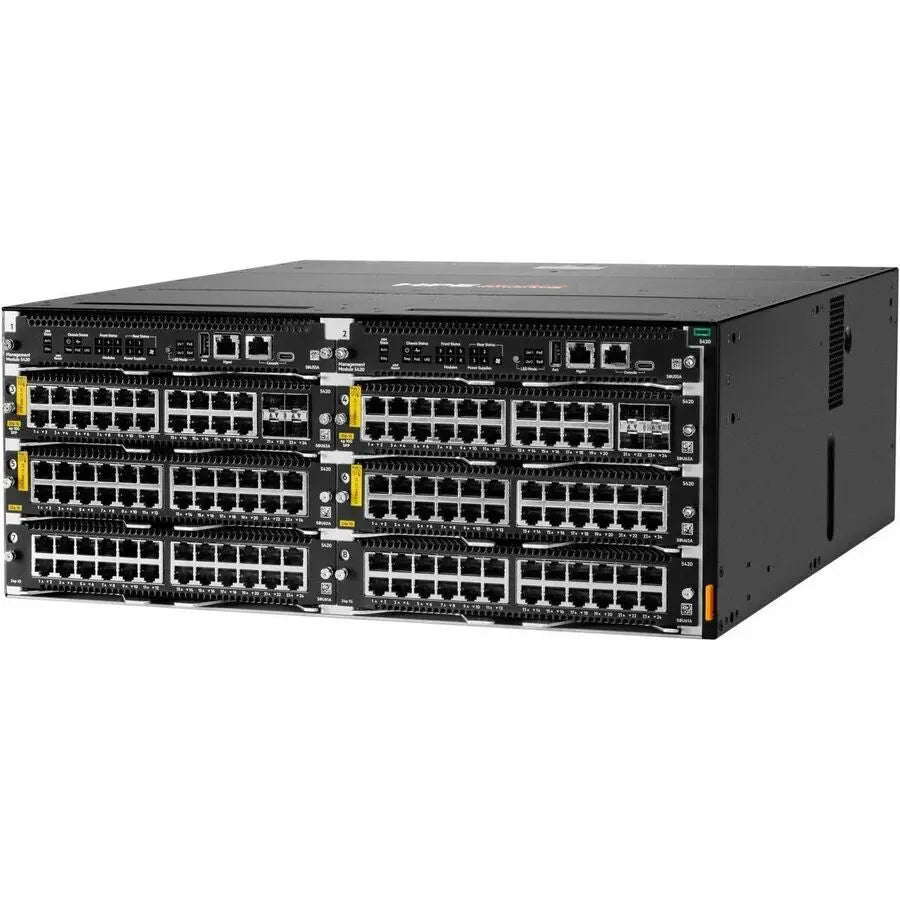 Hewlett Packard Enterprise Aruba CX 5420 Switch Chassis - 4U Rack-Mountable Layer 3 Managed Switch
