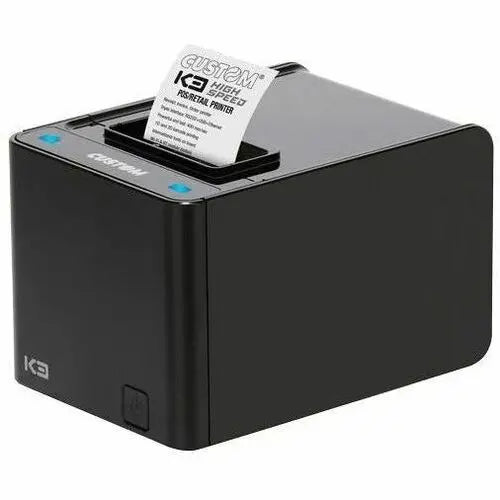 Custom K3 HS High-Speed Thermal Receipt Printer - Fast 13 Inches/sec, Large Roll Capacity, Automatic Paper Saving