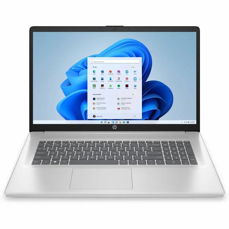 HP 17.3-inch Notebook with AMD Ryzen 5, 16GB RAM, 1TB SSD, Refurbished - Natural Silver