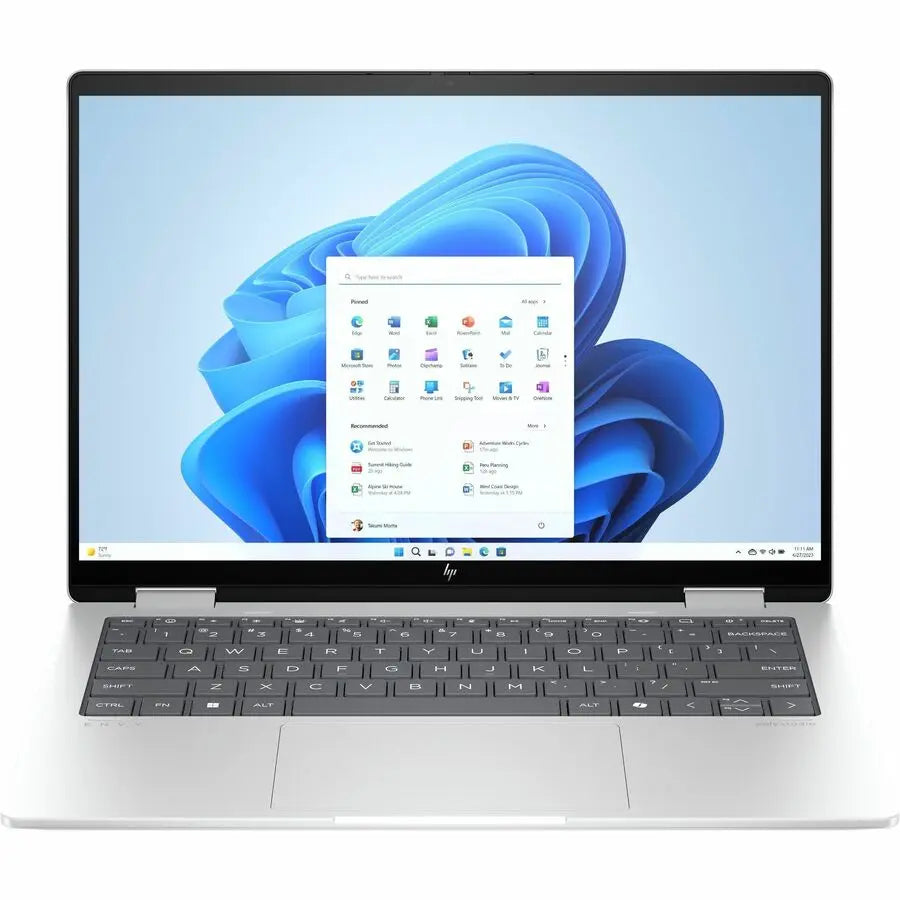 HP ENVY x360 14-fa0023dx 14-Inch Touchscreen Convertible Laptop with AMD Ryzen 8000 Series, 16GB RAM, 1TB SSD, Glacier Silver
