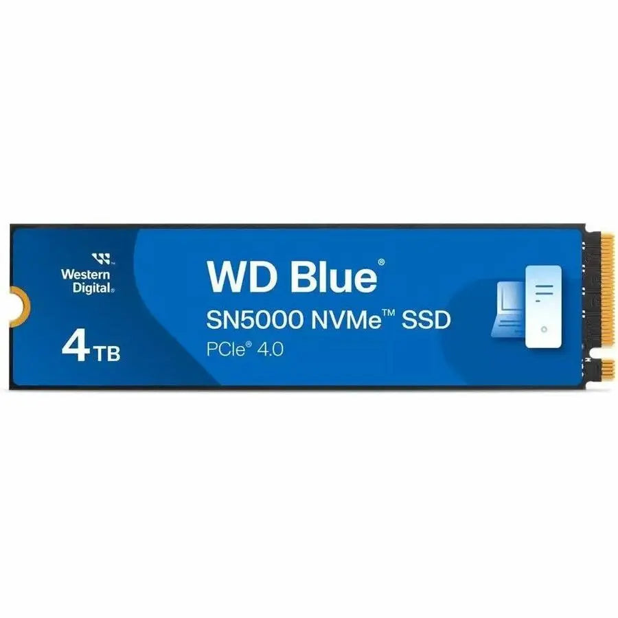 Western Digital Blue SN5000 NVMe SSD - 4TB M.2 2280 Internal Drive with PCIe Gen 4 and 5500MB/s Read Speeds