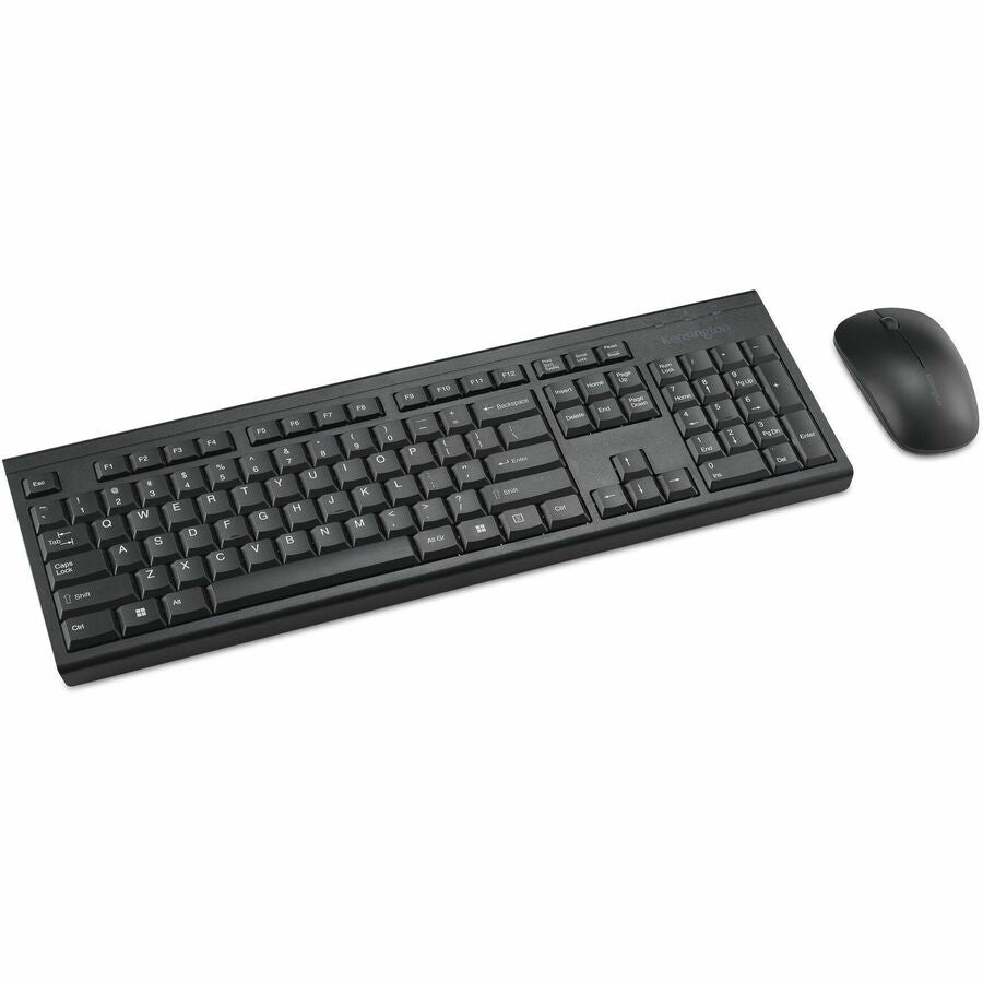 Kensington KM150 EQ Wireless Desktop Set – Eco-Friendly Full-Size Keyboard & Quiet Mouse for Mac and Windows