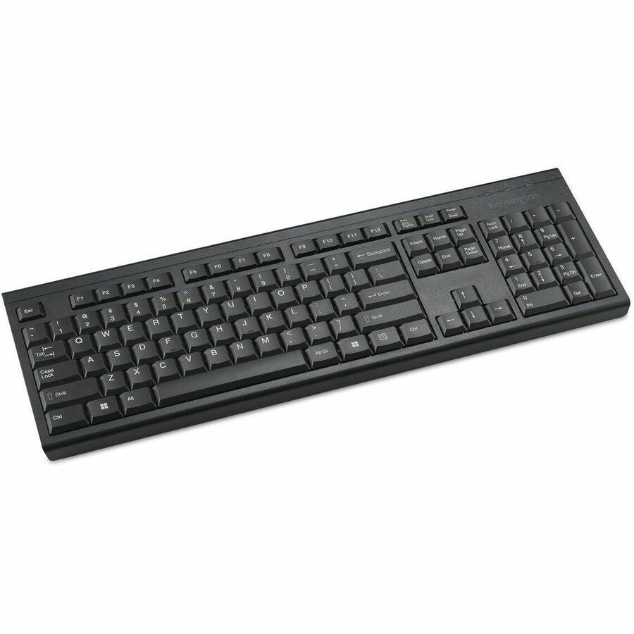 Kensington KB150 EQ Wireless Keyboard – Sustainable 55% PCR Content, Mac & Windows Compatible, Spill-Resistant with Numeric Keypad