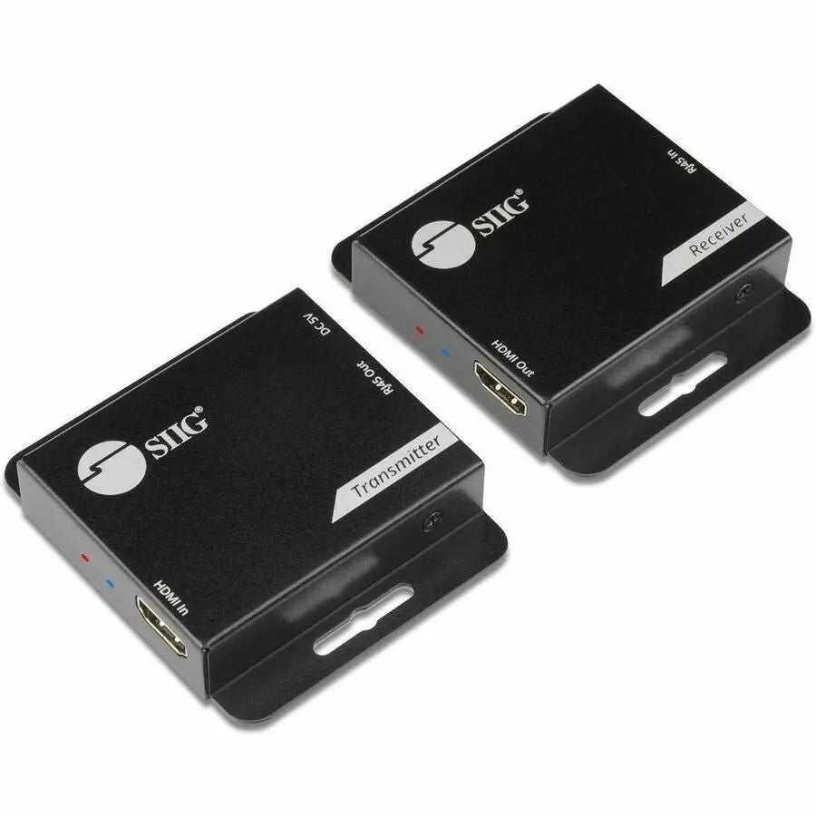 SIIG Full HD HDMI Extender with IR (Part CE-H3EX01-S1) – Extend HDMI Signals up to 164 Feet Over Cat6 Cable with IR Remote Control Support