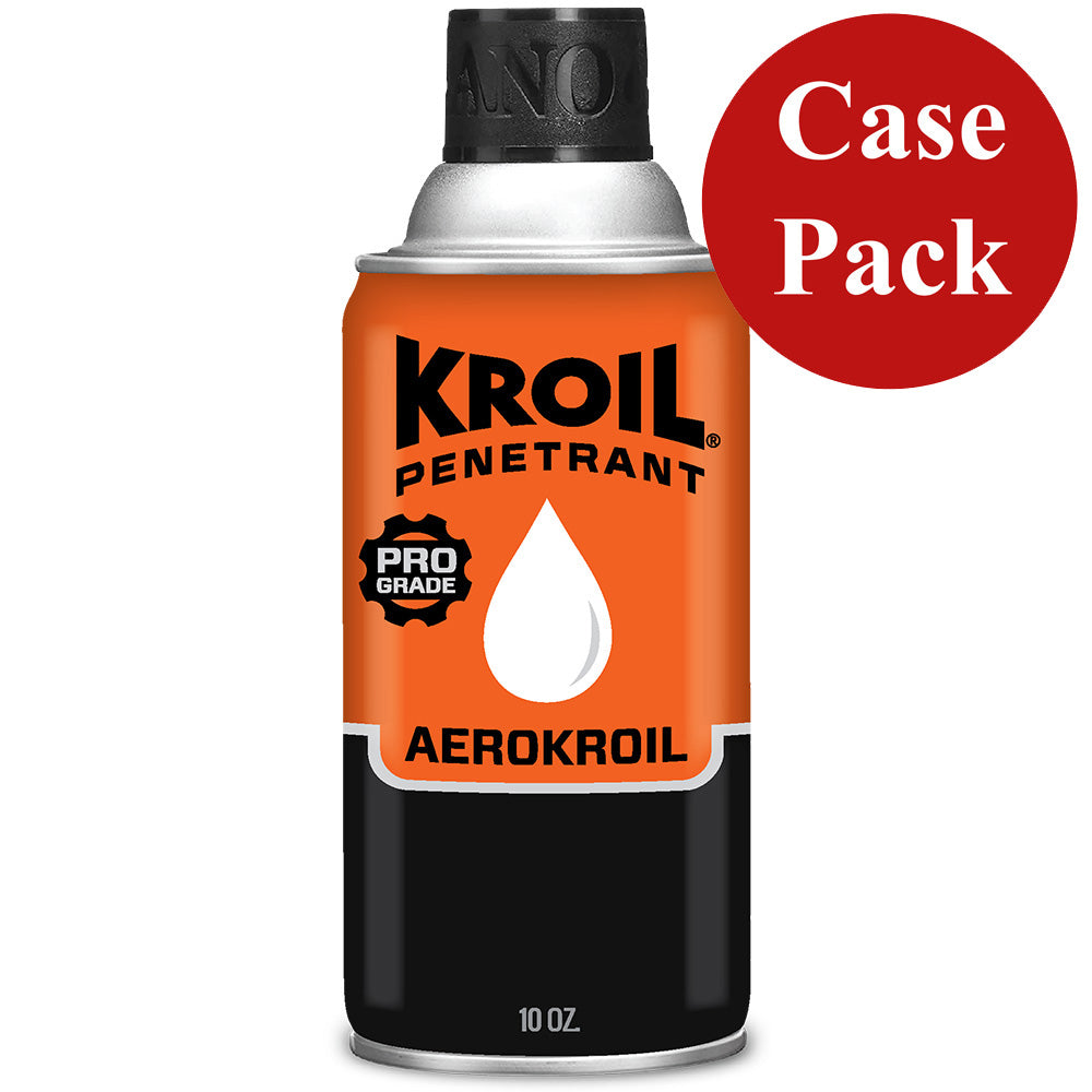 Kroil Original Penetrant Aerosol - 10 oz Can (Case of 12) | Industry-Trusted Rust and Corrosion Loosener