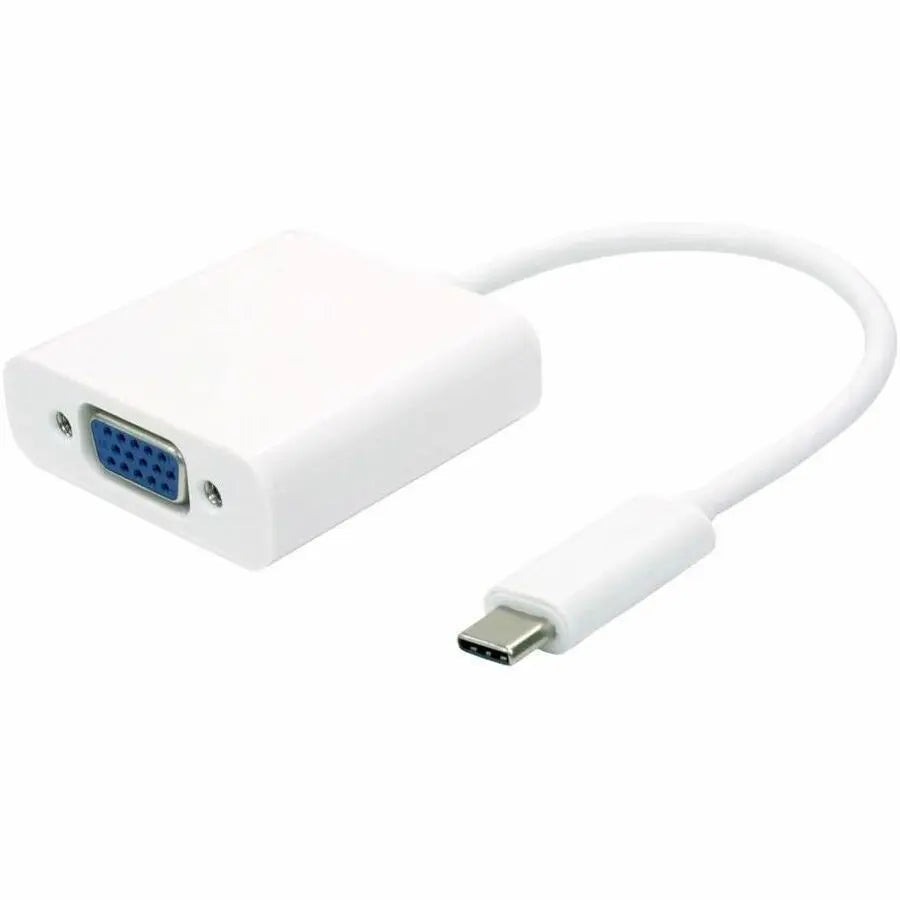 4XEM USB-C to VGA Adapter - TAA Compliant, 1080p HD Support, Compact Design