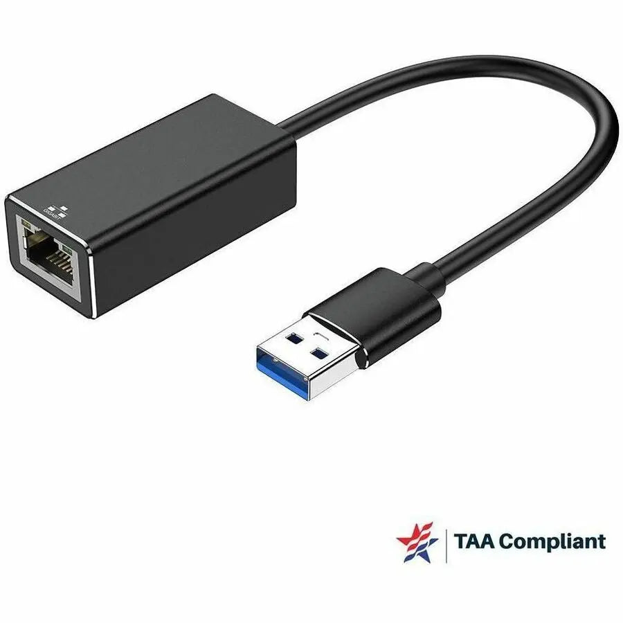 4XEM USB-A 3.2 to 1 Gbps RJ-45 Ethernet Adapter – TAA Compliant, Compact and Durable