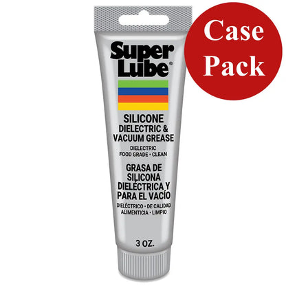 Super Lube Silicone Dielectric & Vacuum Grease - 3oz Tube Case of 12