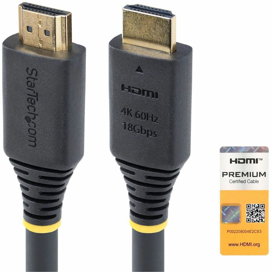 StarTech.com 5m (16.4ft) Premium Certified High Speed HDMI Cable for 4K UHD and Gaming