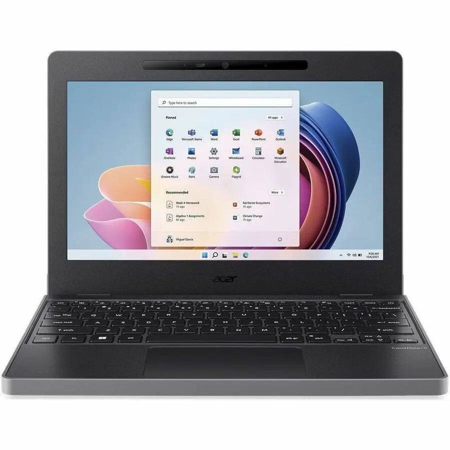 Acer TravelMate B3 11 B311-34 TMB311-34-C6MZ 11.6" Notebook - HD - 60 Hz - Intel N-Series N150 - 4 GB - 128 GB Flash Memory - English Keyboard - Black