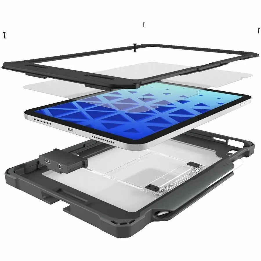 MAXCases Shield Extreme-X2 iPad 10/11 Case with 3.5mm Adapter and Tamper-Resistant Design