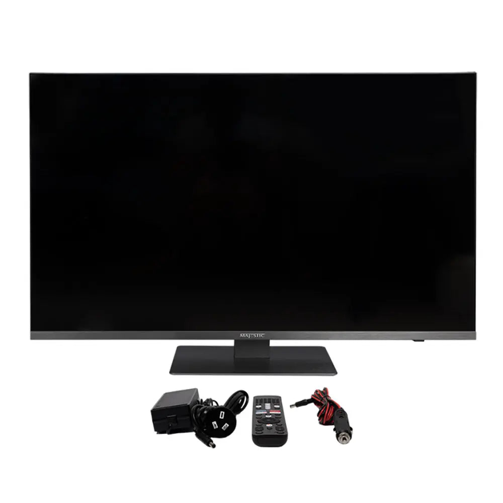 Majestic Global USA GTV3200DU 12V 32-inch Android LED TV with DVD Player and Chromecast Built-In