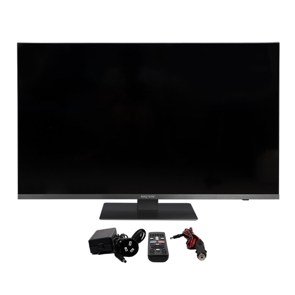 Majestic Global USA GTV3200DU 12V 32-inch Android LED TV with DVD Player and Chromecast Built-In