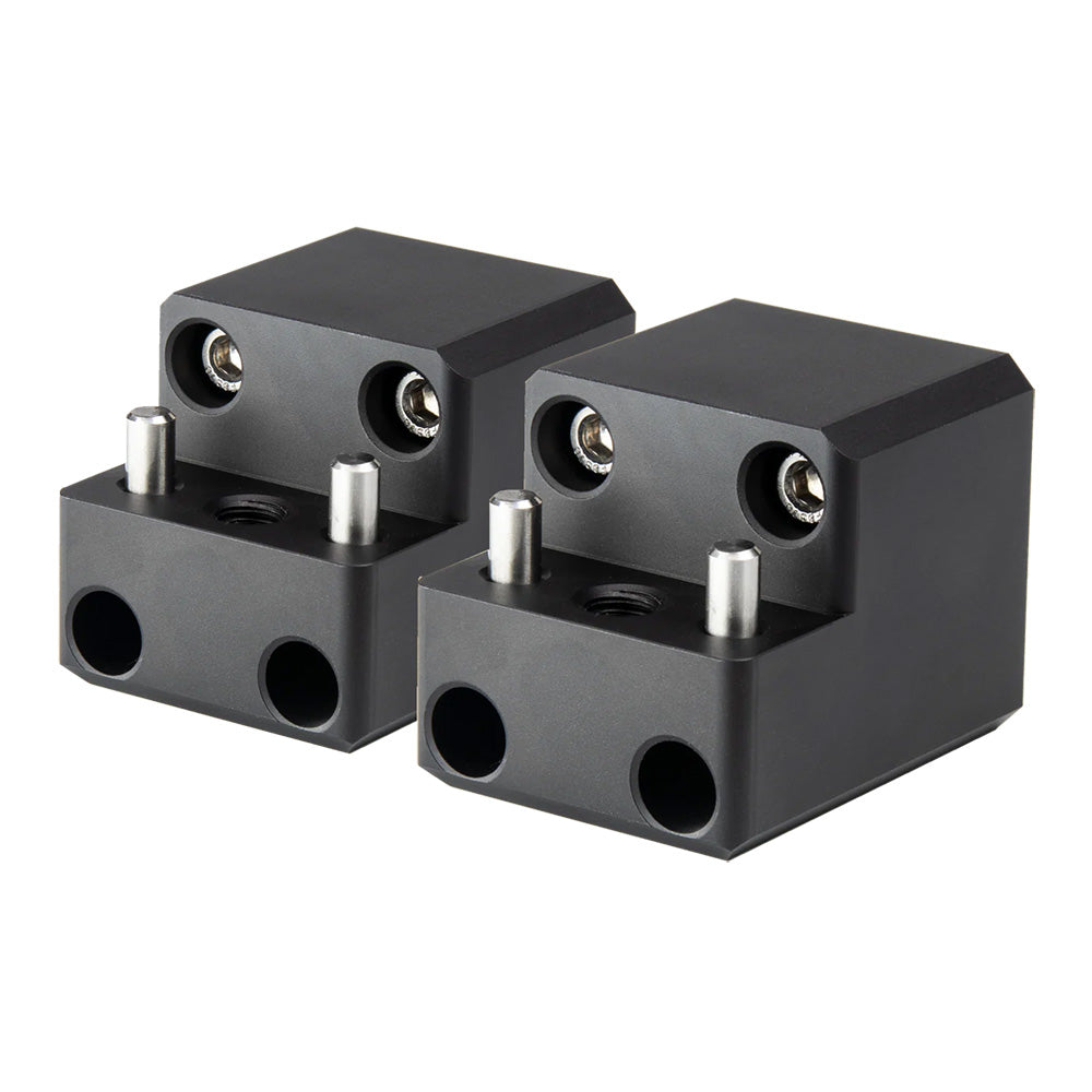PTM Watersports Board Rack Mount Pair - 4 Bolt Black Aluminum