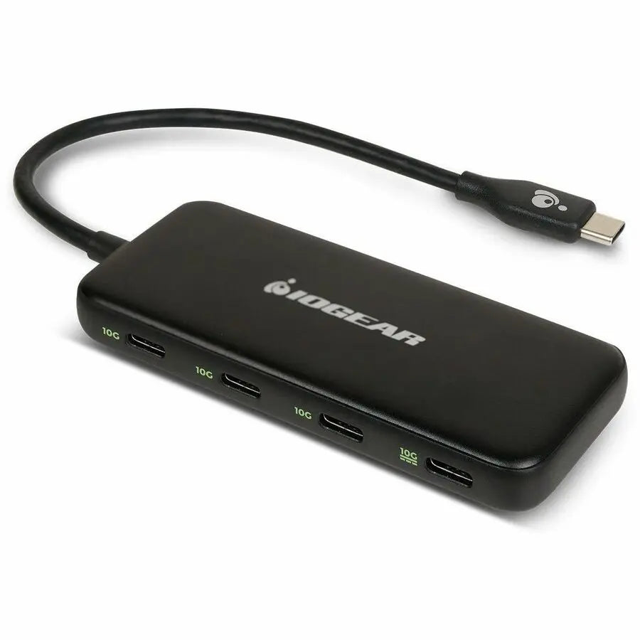 IOGEAR 4 Port USB-C Hub GUH3C4C – Multi-Device Expansion with 10Gbps Data Transfer and 100W Power Delivery