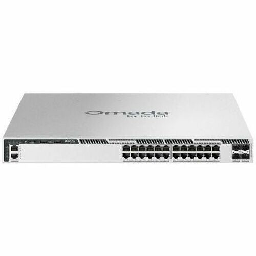 Omada Pro S6500-24GP4XF Ethernet Switch - Managed Layer 3 PoE+ Switch with 24 Gigabit Ports and 4 10 Gbps SFP+ Slots