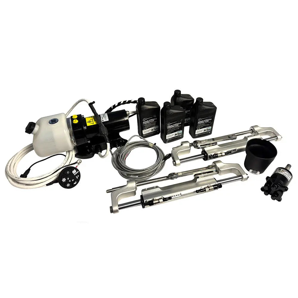 Uflex USA MasterDrive Steering System – Single Station Twin Cylinder Kit UC128TS with SVS 1 & SVS 1P Cylinders