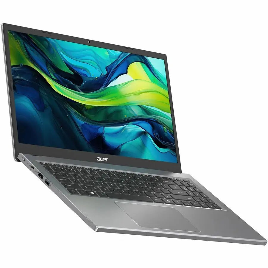 Acer Aspire Go 15 AG15-32P AG15-32P-39R2 15.6" Notebook - Full HD - 60 Hz - Intel Core 3 N355 - 8 GB - 128 GB SSD - English Keyboard - Silver