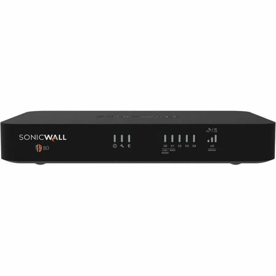 SonicWall TZ80 Network Security/Firewall Appliance – Compact Desktop Firewall with Advanced Threat Protection