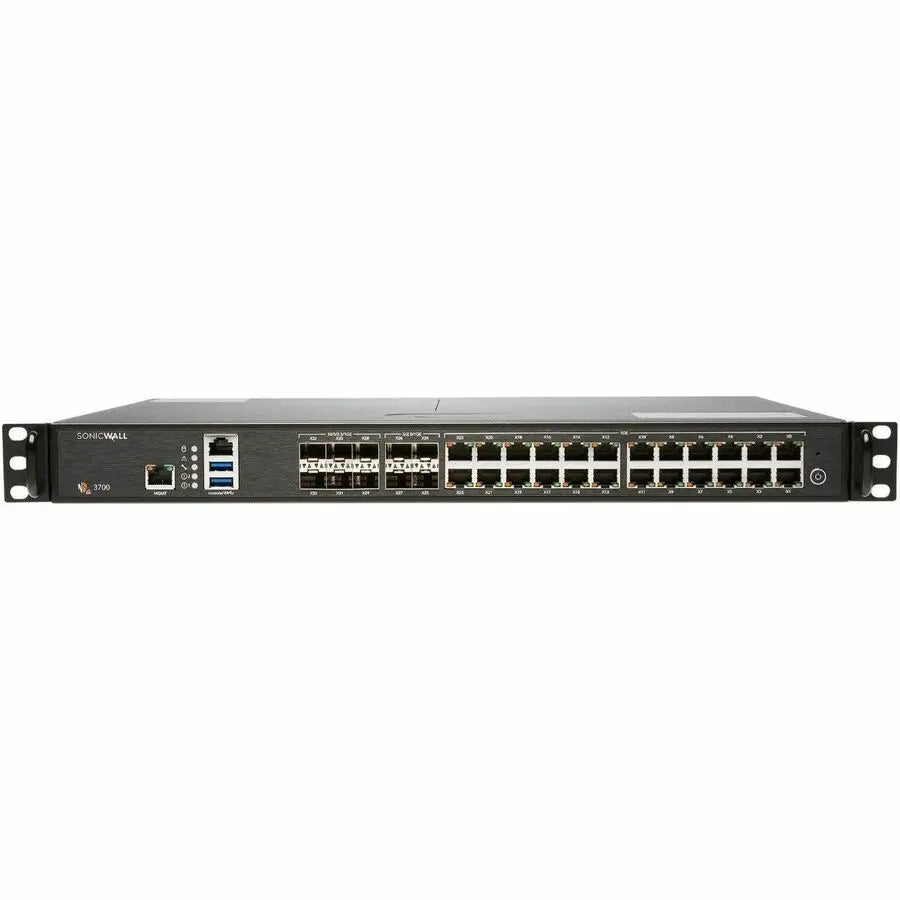 SonicWall NSa 3700 Network Security Firewall Appliance - Gen 7 with 40 GbE & 10 GbE Ports