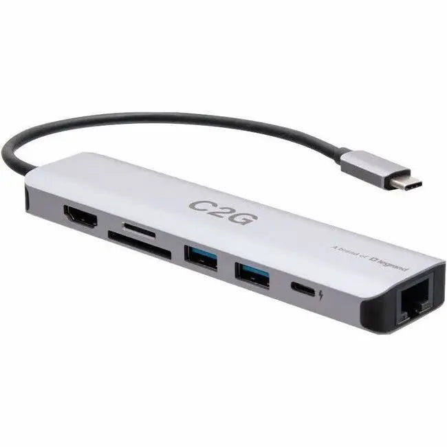 Legrand C2G Mini Docking Station C2G58888 with 4K HDMI, Gigabit Ethernet, and USB-C Power Delivery