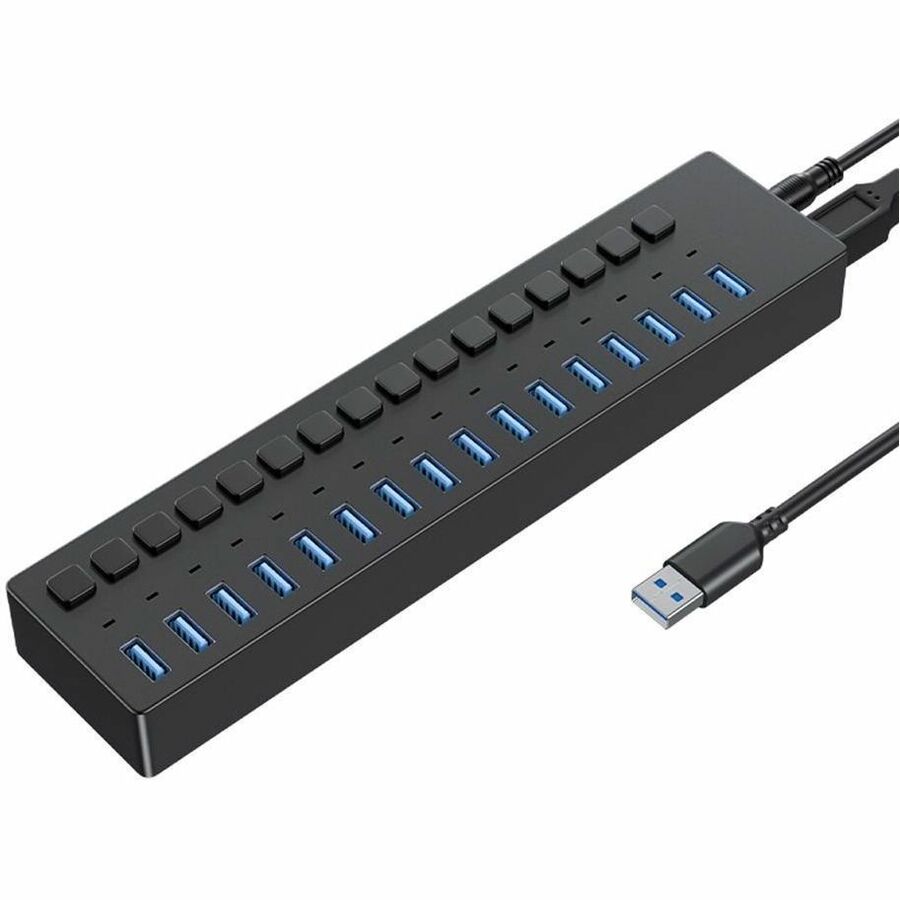 4XEM 16-Port USB 3.0 Power Switch Data Transfer Hub, 4XH716