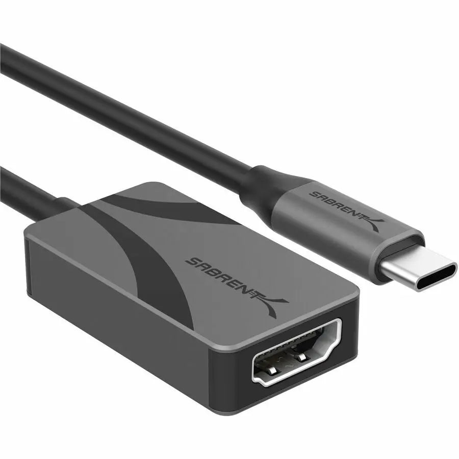 Sabrent DA-CH4K 4K USB Type-C to HDMI Adapter for Ultra HD Streaming and Display