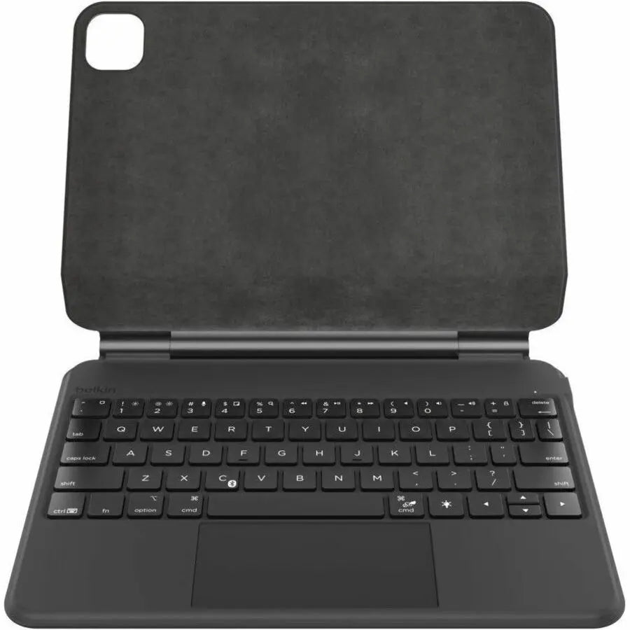 Belkin Connect Keyboard Case with Magnetic Stand for iPad Pro 11" (2024) - Faux Leather Cover with Backlit Keyboard