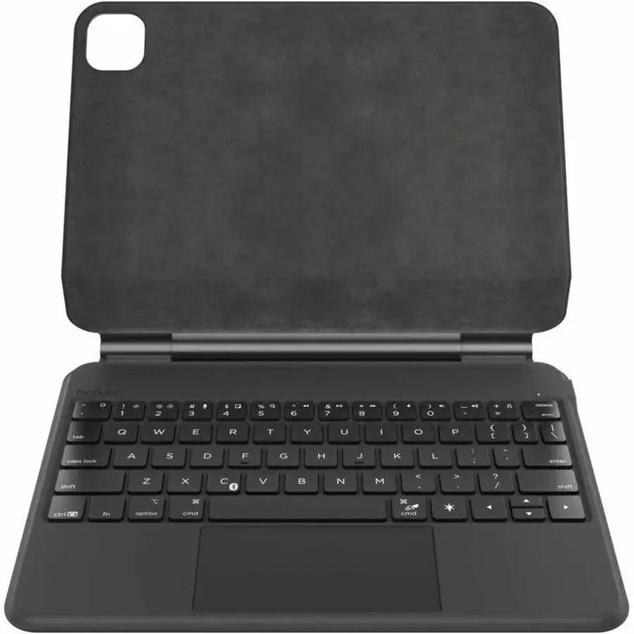Belkin Connect Keyboard Case with Magnetic Stand for iPad Pro 11" (2024) - Faux Leather Cover with Backlit Keyboard by Belkin International, Inc