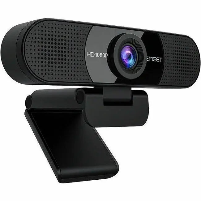 EMEET C960 1080P Webcam with Noise Reduction Microphones and 90° Wide View for Clear Video Calls