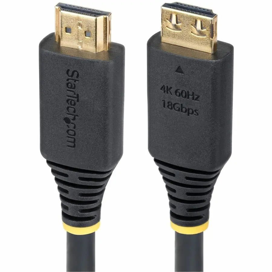 StarTech.com HDMI2-CABLE-GRIP-10F 10 ft High-Speed HDMI Cable with Gold-Plated Connectors and 4K Support