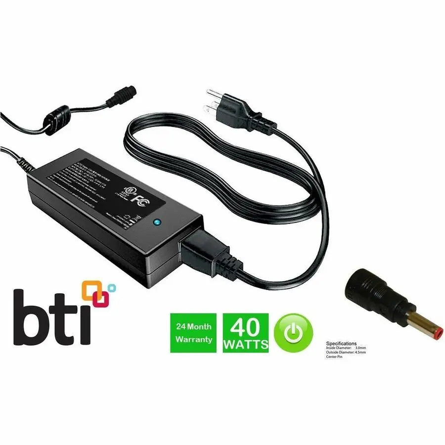 Battery Technology Inc. 492-BBOF-BTI 19V 45W AC Adapter for Dell Inspiron Series