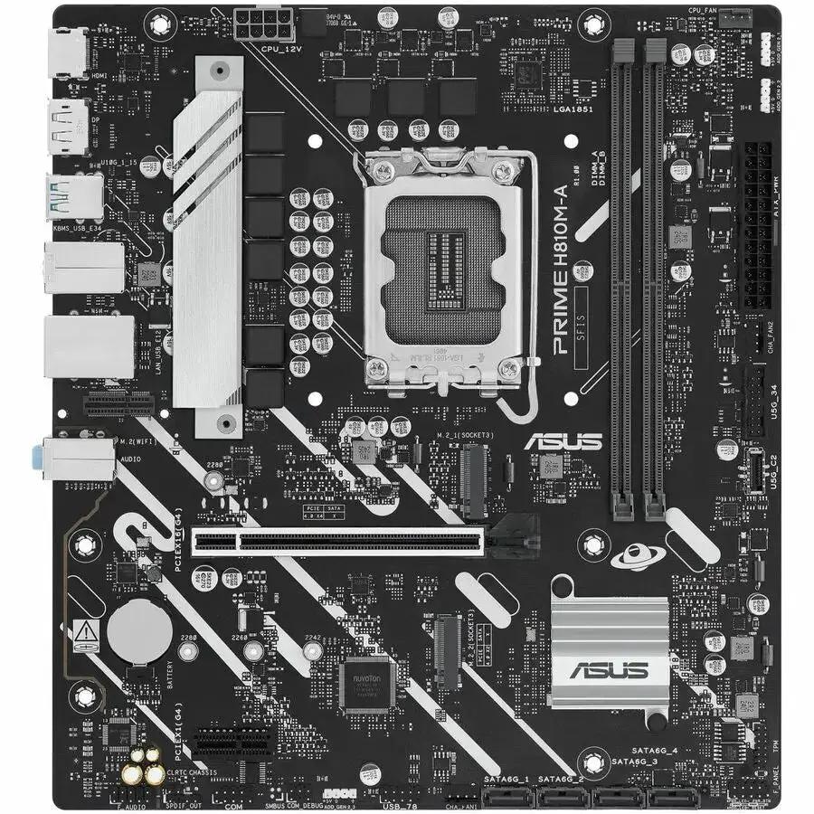 Asus Prime H810M-A-CSM Desktop Motherboard with Intel H810 Chipset and DDR5 Support by ASUS Computer International