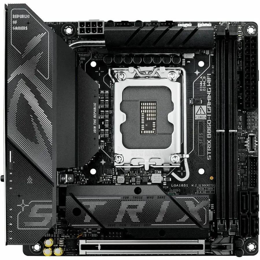 Asus ROG Strix B860-I Gaming WiFi Mini ITX Motherboard with Intel B860 Chipset and DDR5 Support by ASUS Computer International