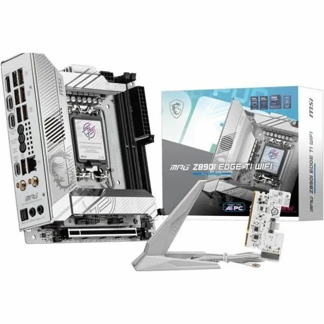 MSI MPG Z890I EDGE TI WIFI Mini ITX Gaming Motherboard with Intel Z890 Chipset and Wi-Fi 7